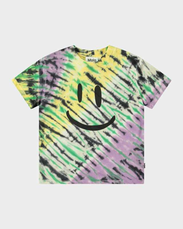 Boy's Roxo Happy Face Tie Dye T-Shirt, Size 8-